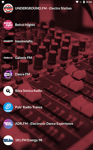 Electronic Music Radio Live Screen 2