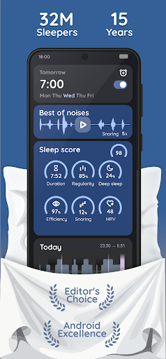 Sleep as Android: Smart alarm screenshot 1