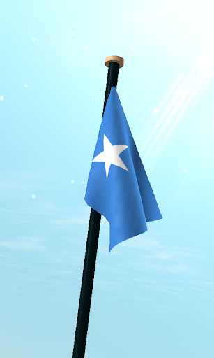 Somalia Flag 3D Free Wallpaper Screen 3