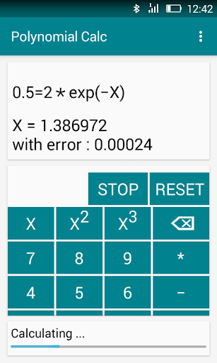 Polynomial Calc Screen 3