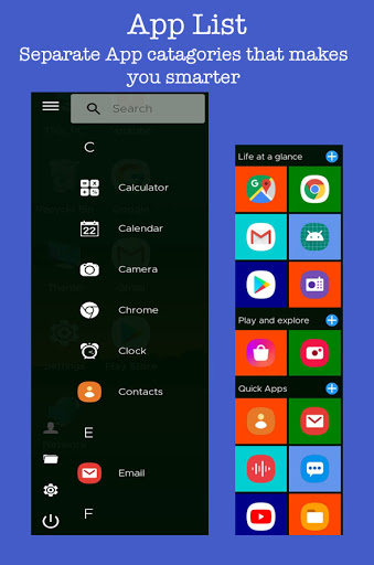 Screenshot of Computer Launcher - win style