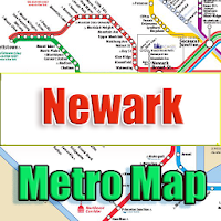 Newark USA Metro Map Offline