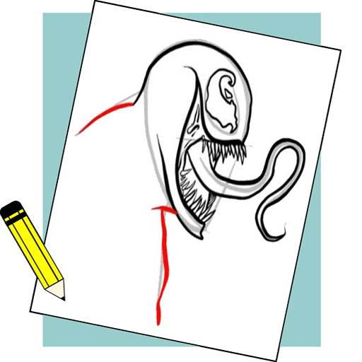 How To Draw Superhero Venom