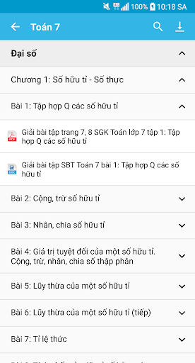 VnDoc - Giải bài tập lớp 7
