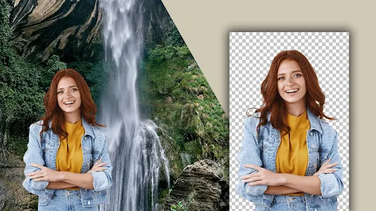 Waterfall Photo Frames Editor