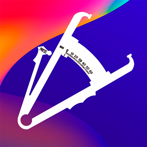Caliperometry: body fat meter logo