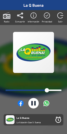Android application La Q Buena screenshort