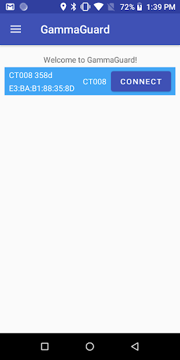 Android application GammaGuard screenshort