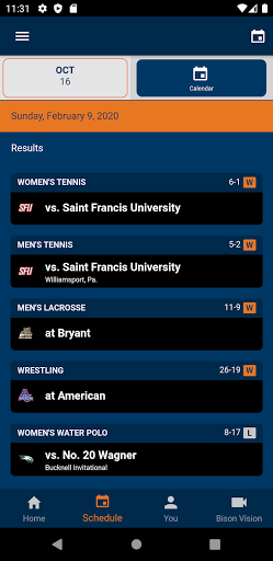 Bucknell Athletics Screen 2