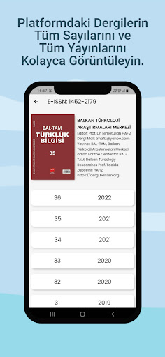 Dergi Platformu Screen 2