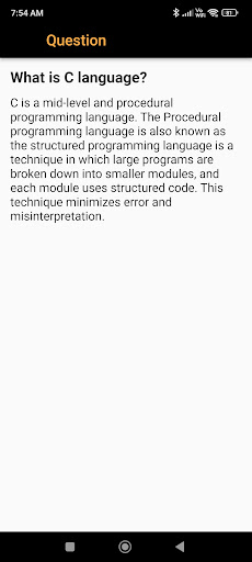 C Interview Questions Screen 2