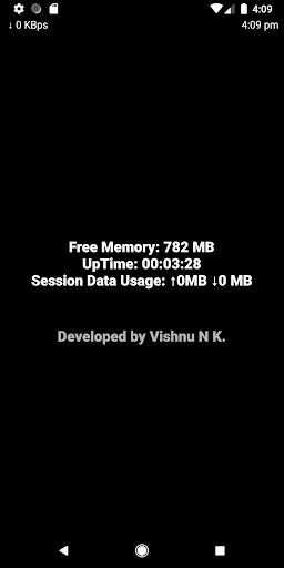 Time NetSpeed Monitor Screen 3
