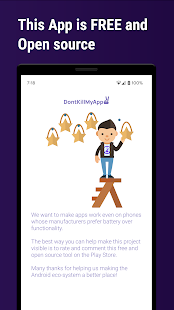 DontKillMyApp: Make apps work‏ Screenshot