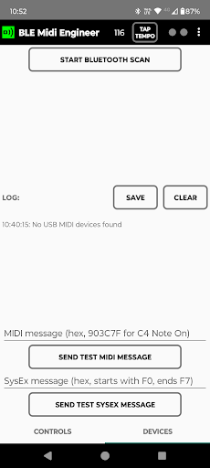 BLE MIDI Engineer screenshot 1