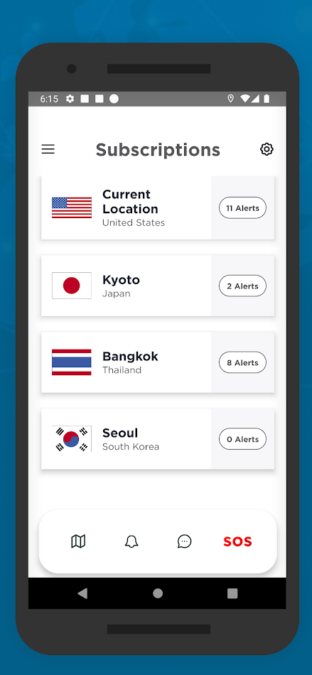 #3. AlertTraveler (Android) Podle: Terra Dotta, LLC