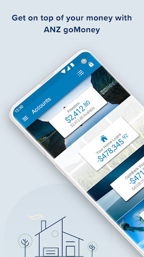 Android application ANZ goMoney New Zealand screenshort