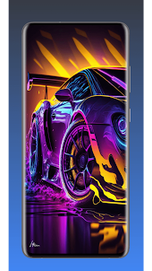 Neon Car Wallpaper
