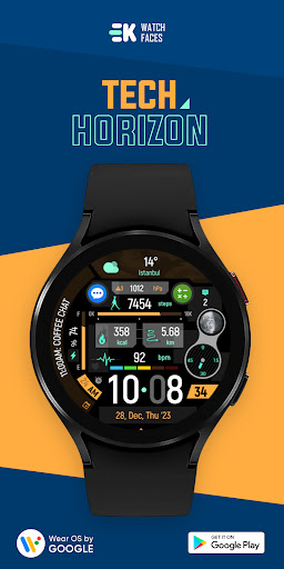 Android application Tech Horizon - Watch Face screenshort
