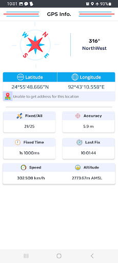 GPS Info. Screen 2