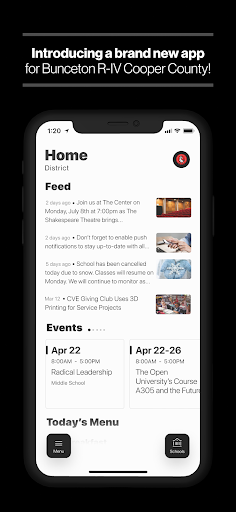 Android application Bunceton Schools R-IV screenshort