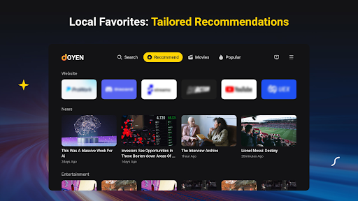 Joyen – TV Web Browser Screen 3