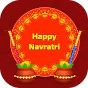 Navratri Garba Wishes - Sticker And Photo