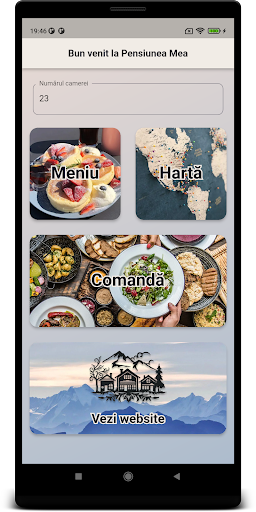 Android application Pensiunea Mea screenshort