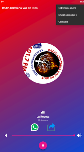 Radio Voz de Dios 101.7 FM Screen 3
