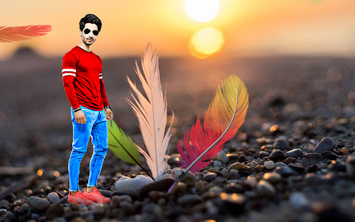 Android application Feather photo editor frames screenshort