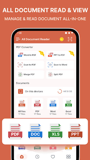 Document Reader: PDF, XLS, Doc Screen 2