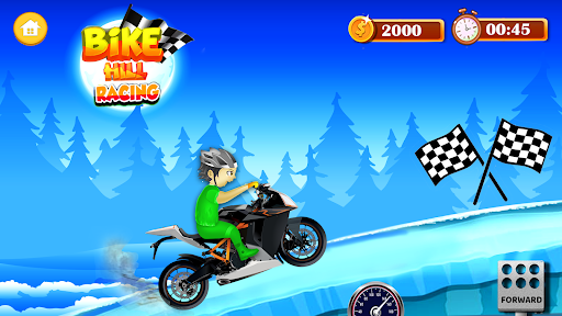 Android application Bike Hill Racing - Bike Game screenshort