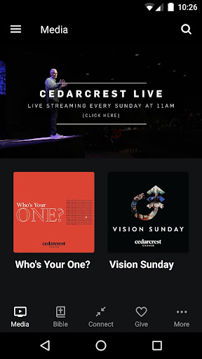 Screenshot of Cedarcrest Church