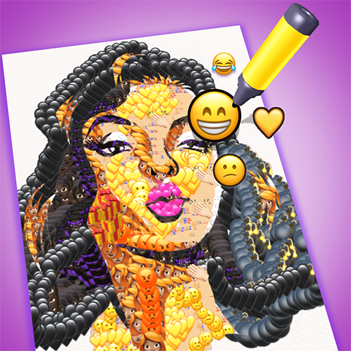 Emoji Drawing 3D logo