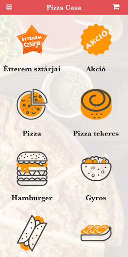 Android application Pizza Casa screenshort