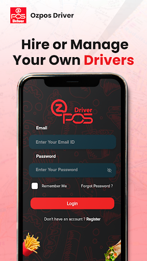 Android application OzPos Driver screenshort