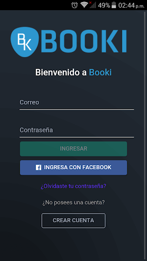 Android application Booki - Reservas on line screenshort