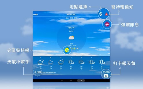 中央氣象局W - 生活氣象 Screenshot