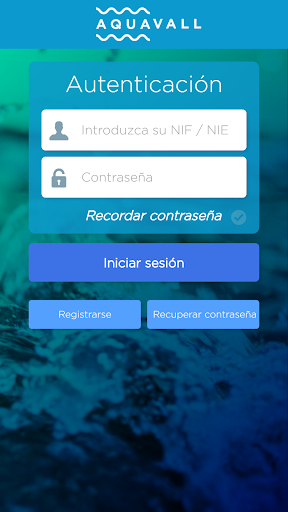 Android application eOficina AquaVall screenshort