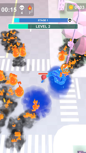Android application Fire Survivors screenshort