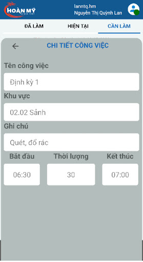 HoanMyService Screen 2
