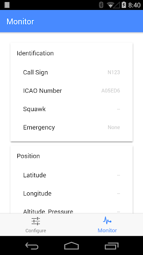 uAvionix skyBeacon Installer Screen 2