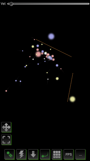 Android application Particle Physics Simulator screenshort