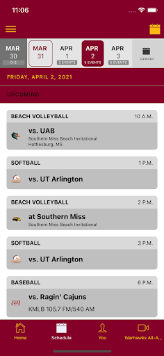 ULM Warhawks Screen 2