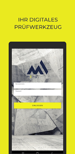 Android application m2ing - Digitales Prüfwerkzeug screenshort