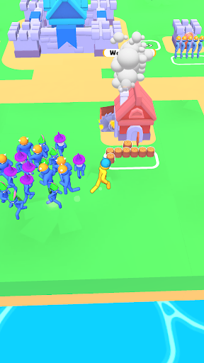 Android application Ragdoll Merge: Command & Fight screenshort