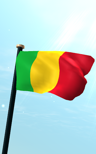 Mali Flag 3D Live Wallpaper