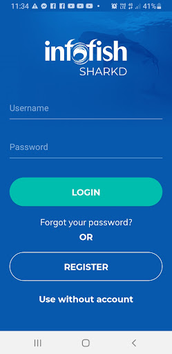 Android application Infofish Sharkd screenshort