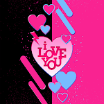 Cover Image of Descargar Pink Blue Heart - Wallpaper  APK