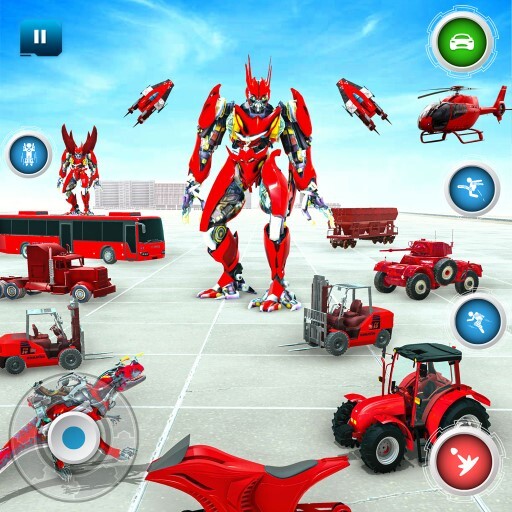 Dino Robot Transform Car Game