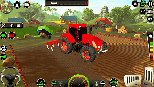 Tractor Driving Village Games